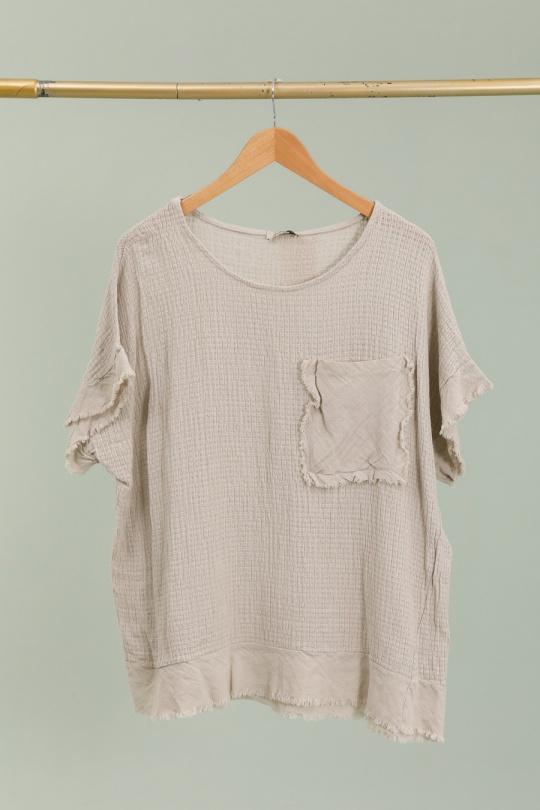 T-shirts Women Beige CBELLE H622 Efashion Paris