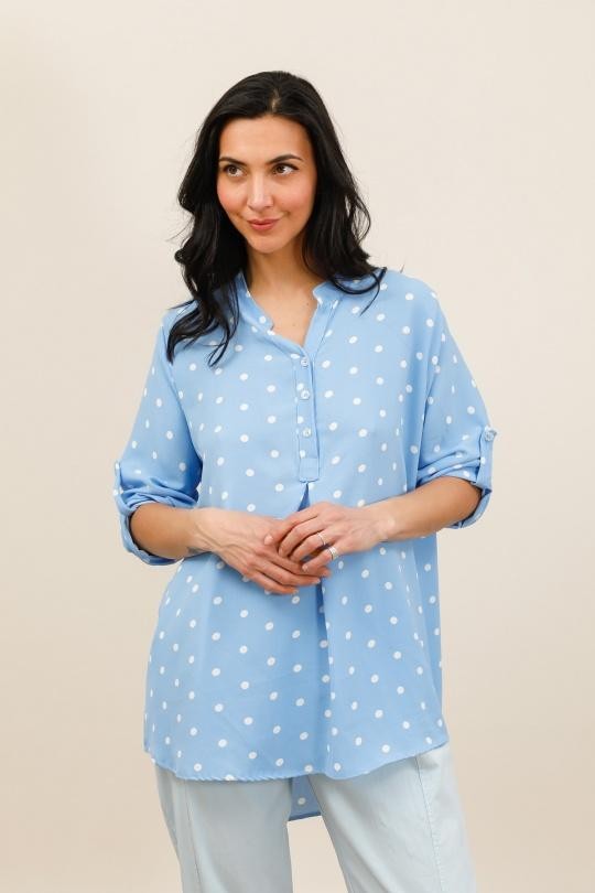 Tuniques Femme Bleu ciel CBELLE CH360 Efashion Paris