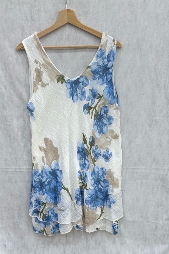 Robes mi-longues Femme Bleu ciel CBELLE R803 Efashion Paris