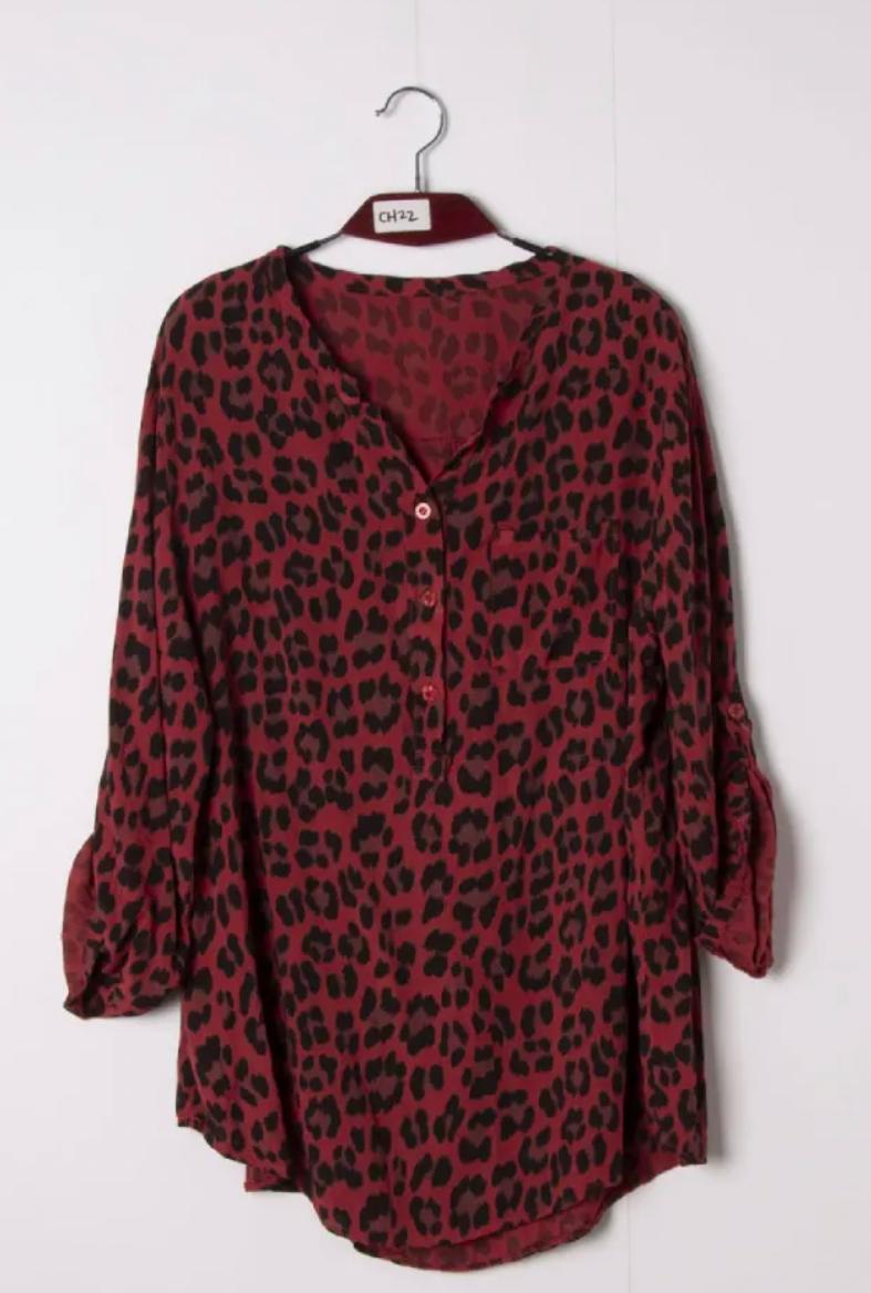 Blusas Mujer Burgundy CBELLE CH22 #c Efashion Paris
