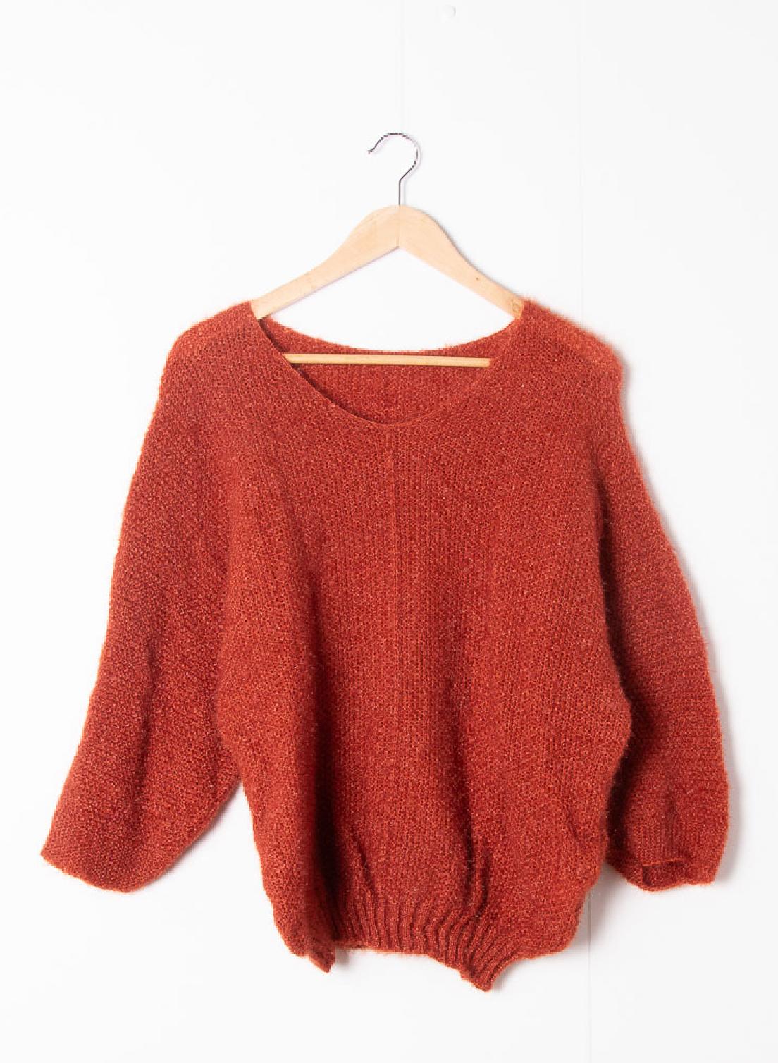 Maglioni Donna Rust CBELLE PU155 #c Efashion Paris