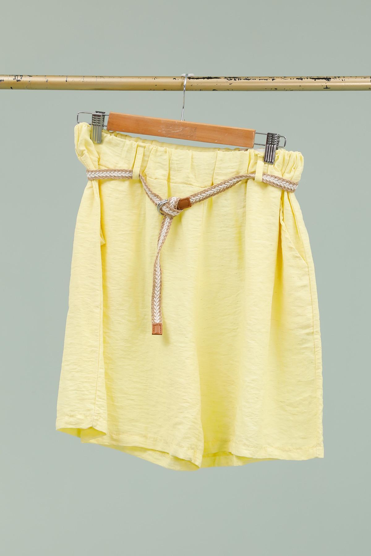 Shorts Femme Jaune CBELLE ST19 #c Efashion Paris