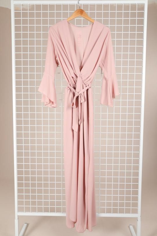 Maxi dresses Women Light pink TROIS KA K3092 UNI Efashion Paris
