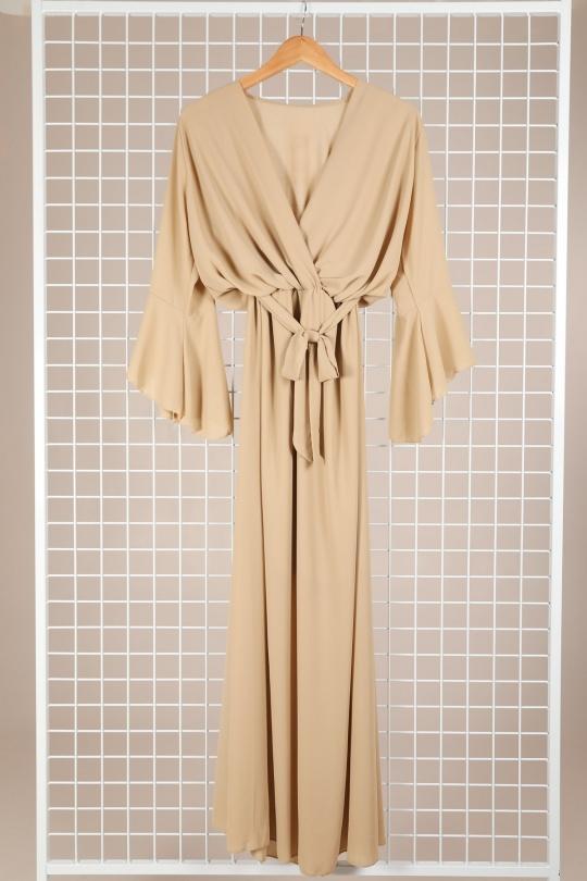 Maxi dresses Women Taupe TROIS KA K3092 UNI Efashion Paris