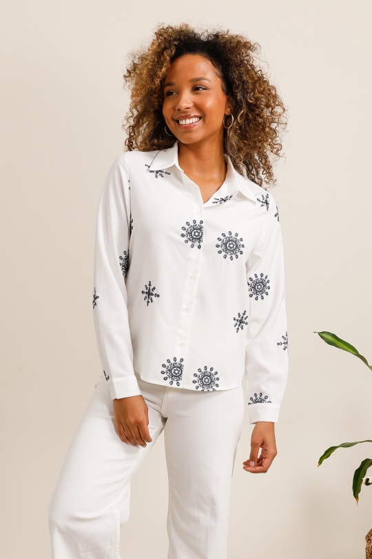 Chemises Femme Beige Unigirl GM8215 Efashion Paris