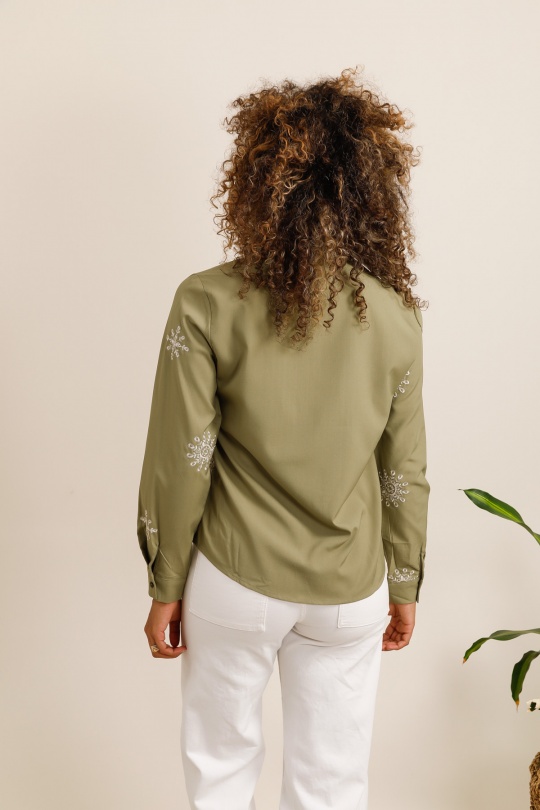 Chemises Femme Beige Unigirl GM8215 Efashion Paris