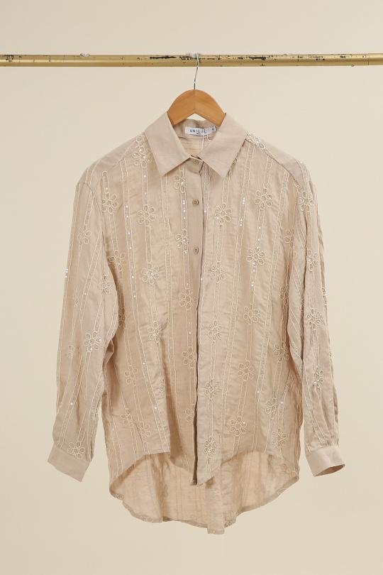 Chemises Femme Bleu Unigirl DF6013-1 Efashion Paris