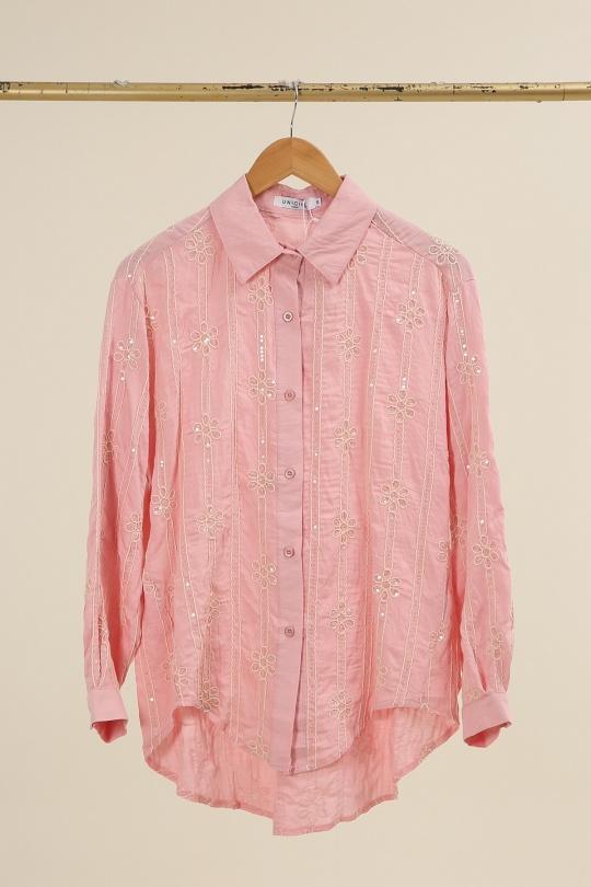 Chemises Femme Bleu Unigirl DF6013-1 Efashion Paris