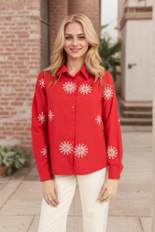 Chemises Femme Beige Unigirl GM8215 Efashion Paris