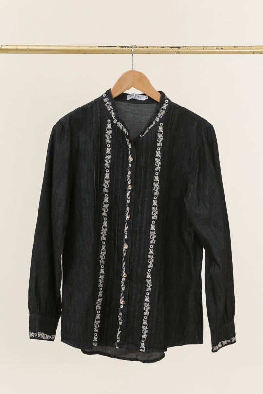 Chemises Femme Bleu jean Unigirl GZ3043 Efashion Paris