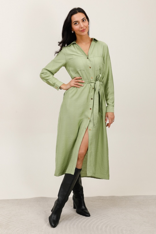 Robes longues Femme Vert Unigirl GM8267 Efashion Paris