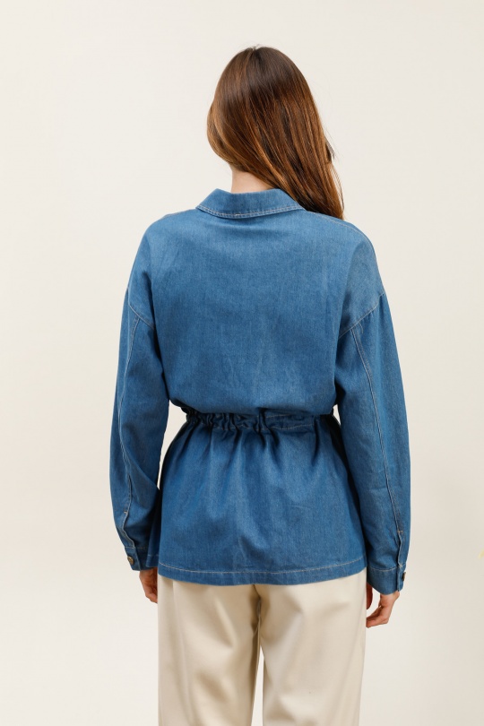 Chemises Femme Bleu jean Unigirl GM8320 Efashion Paris