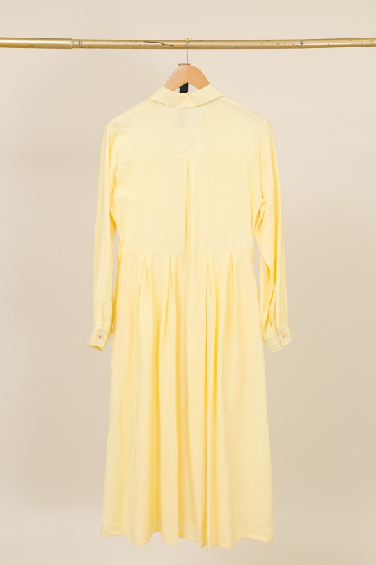 Robes mi-longues Femme Jaune Unigirl GZ3031-3 Efashion Paris