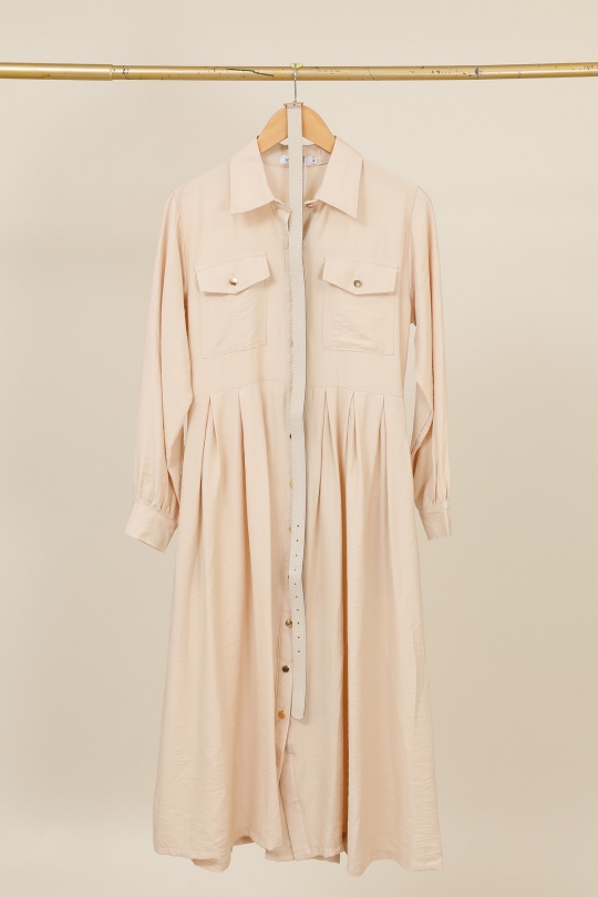 Robes mi-longues Femme Jaune Unigirl GZ3031-3 Efashion Paris