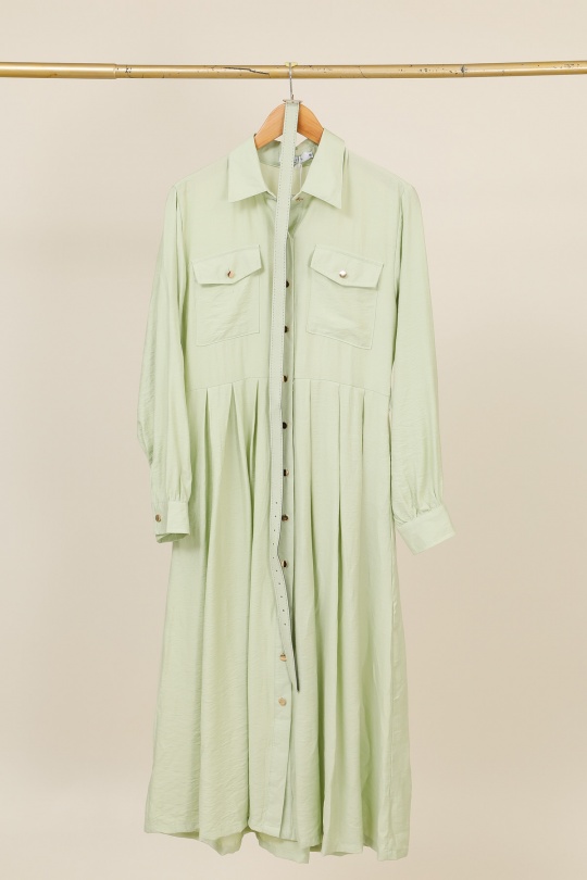 Robes mi-longues Femme Jaune Unigirl GZ3031-3 Efashion Paris