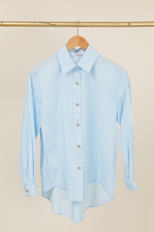 Chemises Femme Bleu Unigirl DF6013-2 Efashion Paris