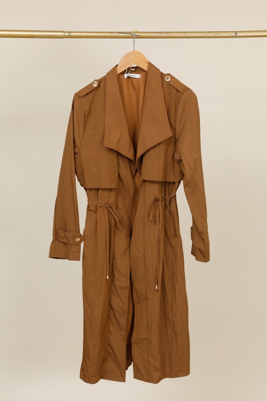 Vestes  Femme Marron clair Unigirl GZ2919-1 Efashion Paris