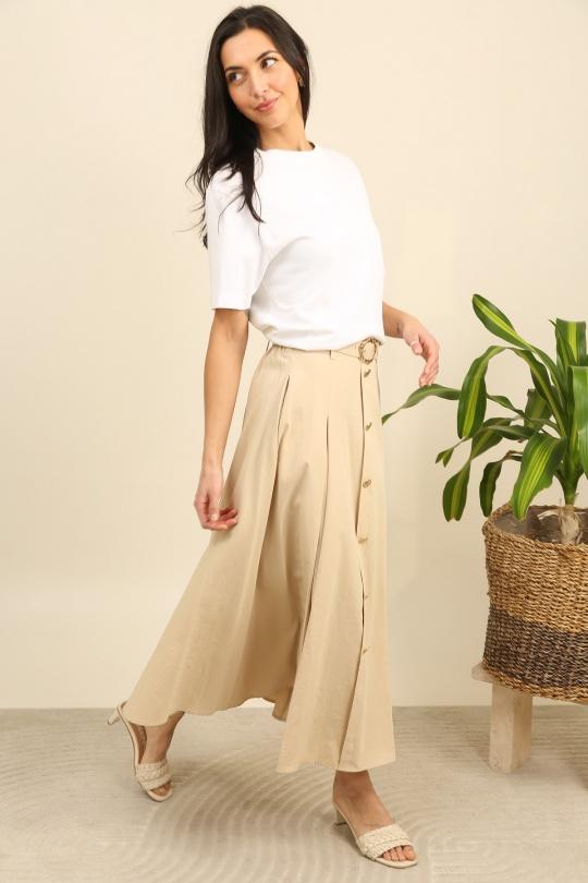 Jupes Femme Beige Unigirl GZ3048-1 Efashion Paris