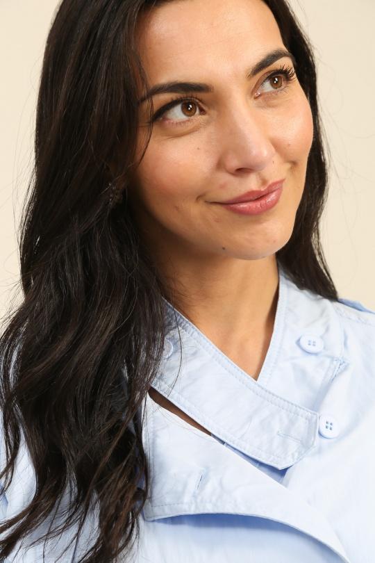 Trenchs Femme Bleu Unigirl GZ3054 Efashion Paris