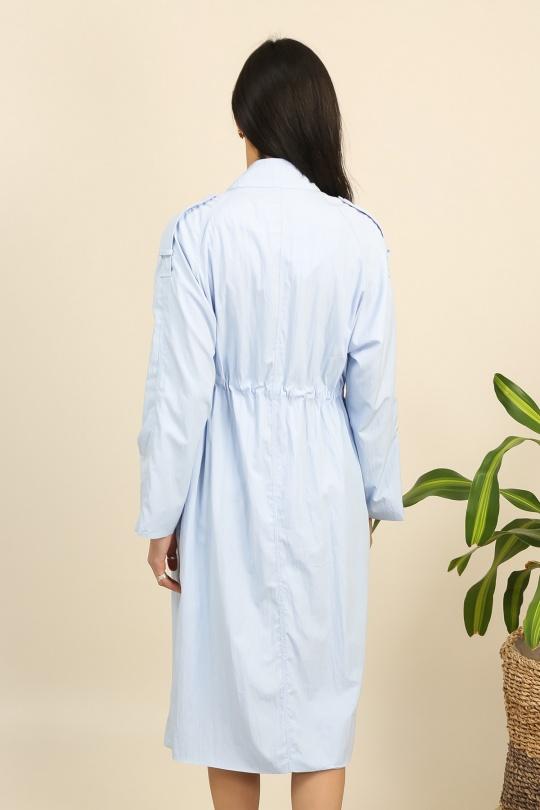 Trenchs Femme Bleu Unigirl GZ3054 Efashion Paris