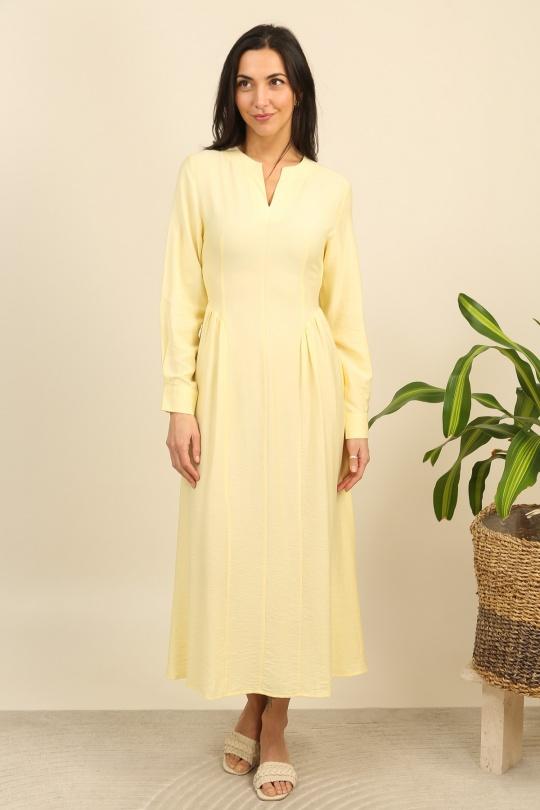 Robes longues Femme Jaune Unigirl GM8330 Efashion Paris