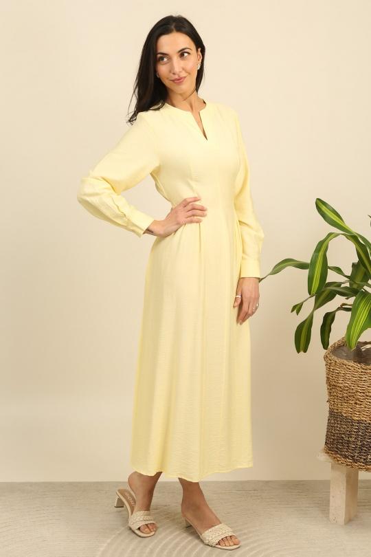 Robes longues Femme Jaune Unigirl GM8330 Efashion Paris