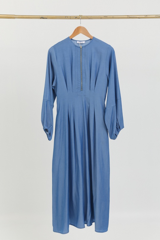 Robes longues Femme Bleu jean Unigirl GM8328 Efashion Paris