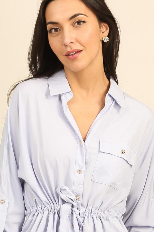 Chemises Femme Bleu ciel Unigirl GM8360 Efashion Paris