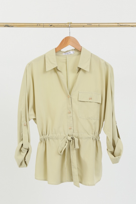 Chemises Femme Bleu ciel Unigirl GM8360 Efashion Paris