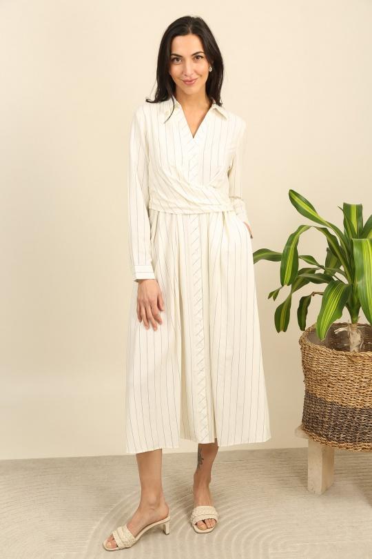 Robes longues Femme Beige Unigirl GM8356 Efashion Paris