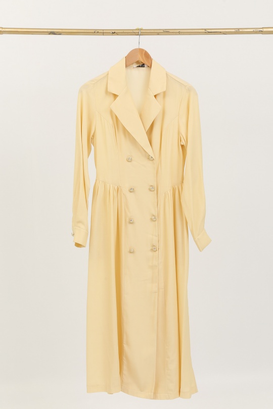 Robes mi-longues Femme Jaune Unigirl GM8329 Efashion Paris