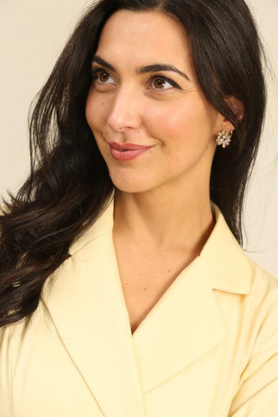 Robes mi-longues Femme Jaune Unigirl GM8329 Efashion Paris