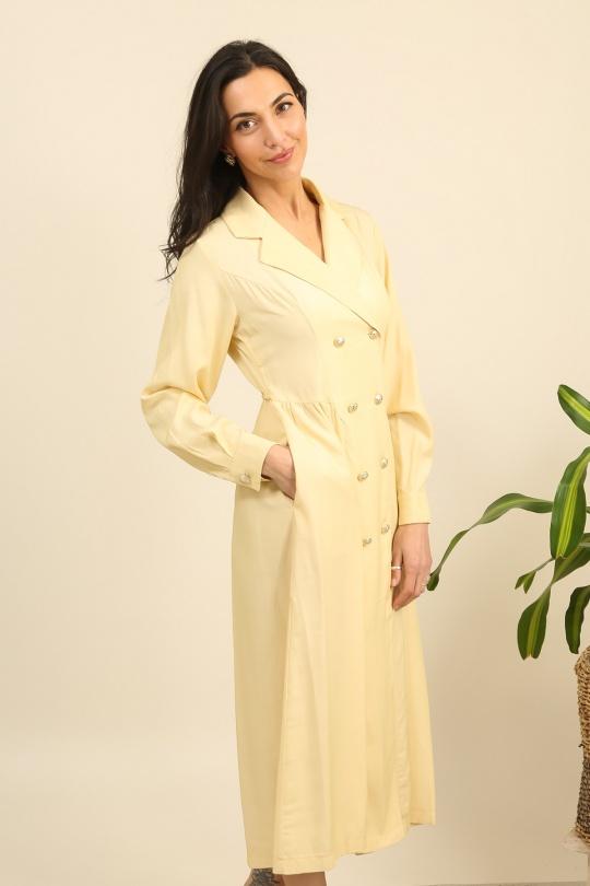 Robes mi-longues Femme Jaune Unigirl GM8329 Efashion Paris