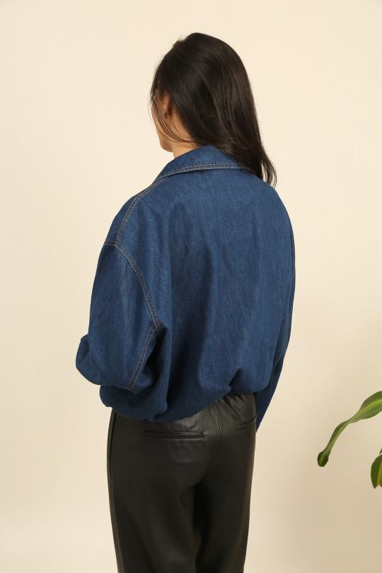 Vestes  Femme Bleu jean Unigirl GZ3049 Efashion Paris