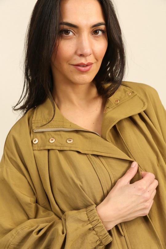 Vestes  Femme Kaki Unigirl 18817 Efashion Paris