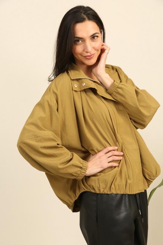 Vestes  Femme Kaki Unigirl 18817 Efashion Paris