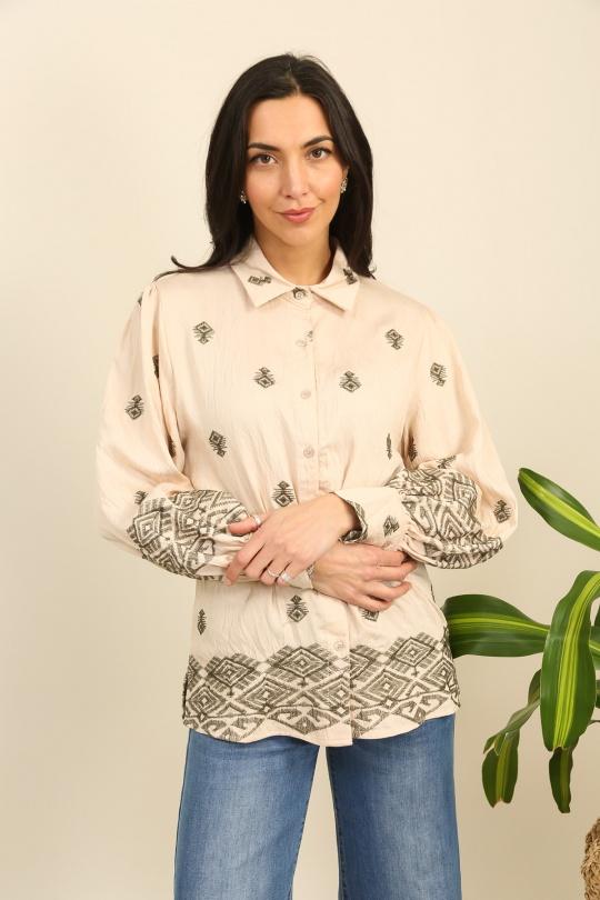 Chemises Femme Blanc Unigirl FY006 Efashion Paris