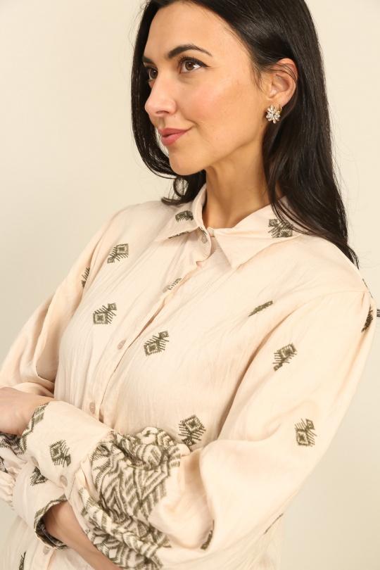 Chemises Femme Blanc Unigirl FY006 Efashion Paris