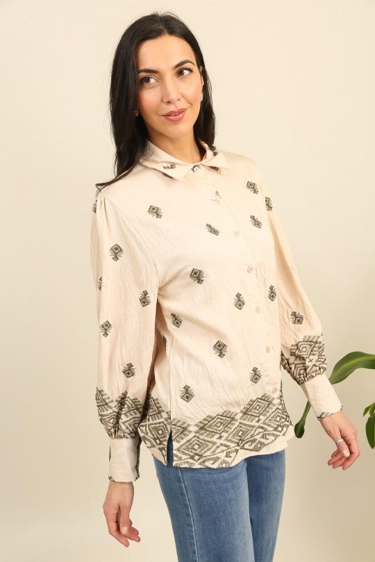 Chemises Femme Blanc Unigirl FY006 Efashion Paris