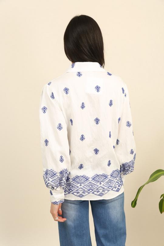 Chemises Femme Blanc Unigirl FY006 Efashion Paris