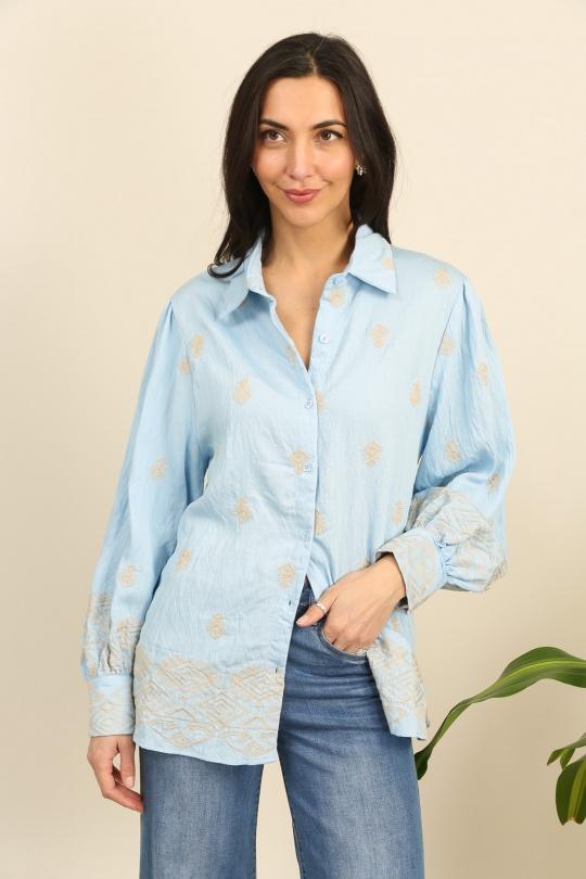 Chemises Femme Blanc Unigirl FY006 Efashion Paris