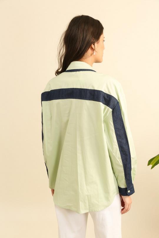 Chemises Femme Vert clair Unigirl GZ3050 Efashion Paris