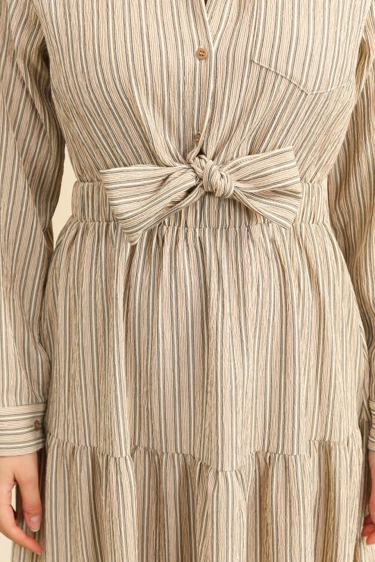 Robes longues Femme Beige Unigirl GM8339 Efashion Paris