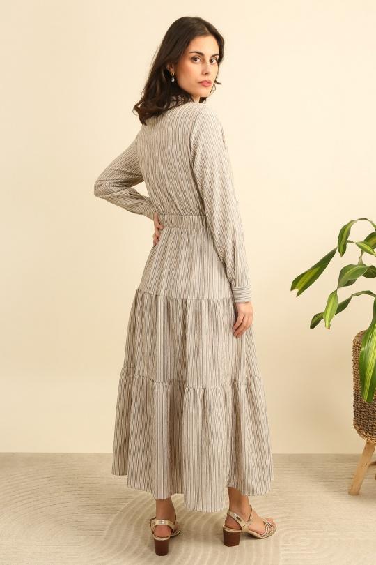 Robes longues Femme Beige Unigirl GM8339 Efashion Paris