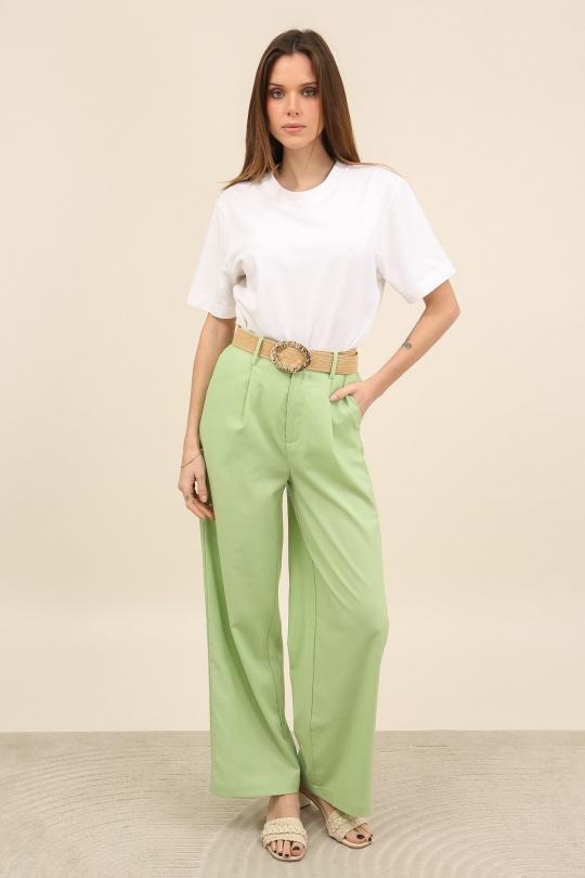 Pantalons Femme Vert clair Unigirl DG88009 Efashion Paris