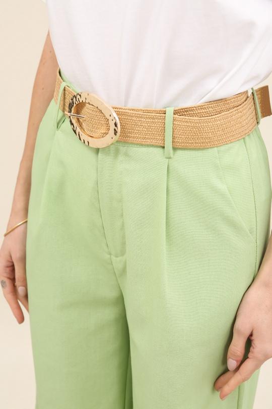 Pantalons Femme Vert clair Unigirl DG88009 Efashion Paris