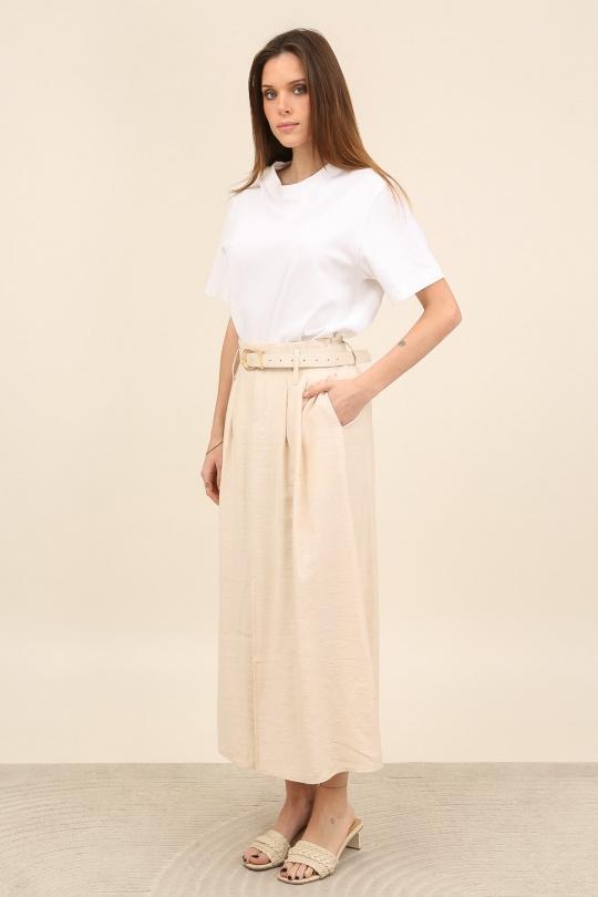 Jupes Femme Beige Unigirl DG88010 Efashion Paris