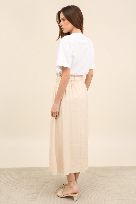 Jupes Femme Beige Unigirl DG88010 Efashion Paris