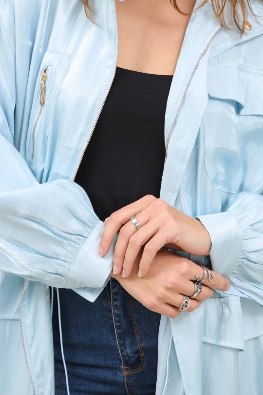 Vestes  Femme Bleu ciel Unigirl GM8337 Efashion Paris