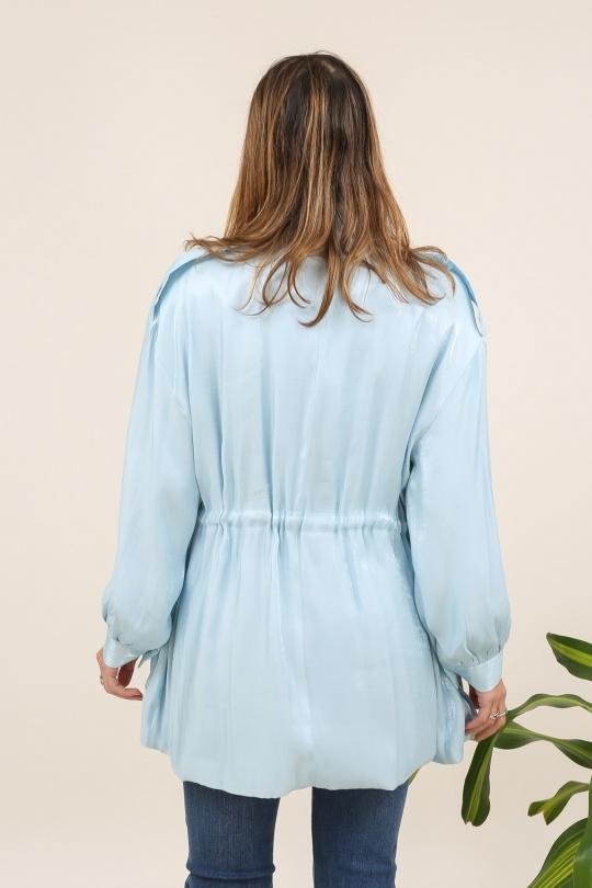 Vestes  Femme Bleu ciel Unigirl GM8337 Efashion Paris